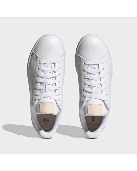 Adidas White Advantage Shoes