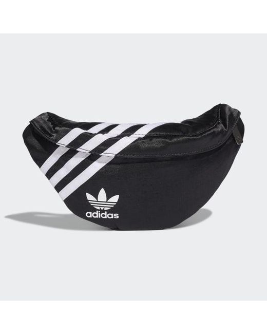 adidas black waist bag