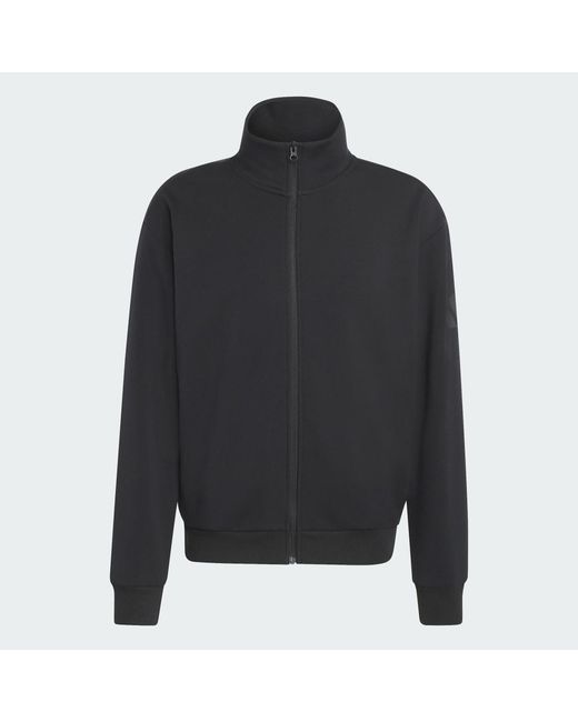 Adidas Black Soft Lux Track Top for men