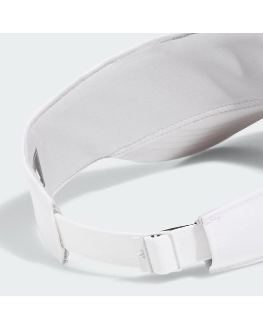 Adidas White Tour Gingham Visor
