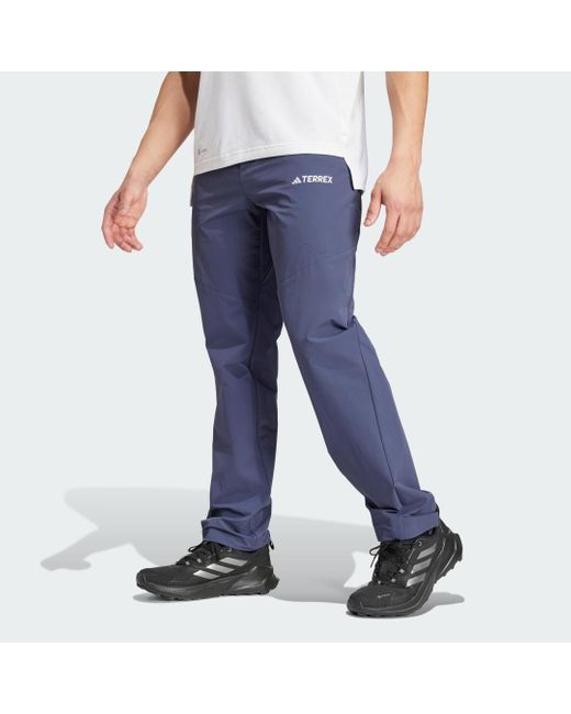 Adidas Blue Terrex Xperior Trousers for men