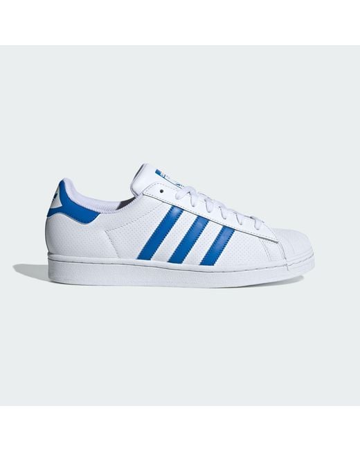 adidas Superstar Shoes in Blue for Men Lyst UK