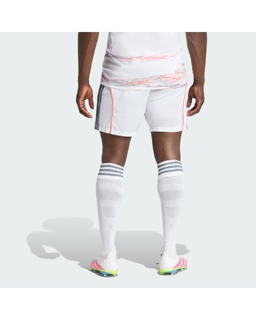 Adidas White Fc Bayern 25/26 Away Shorts for men