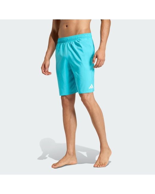 Swim Short 8-Inch di Adidas in Blue da Uomo