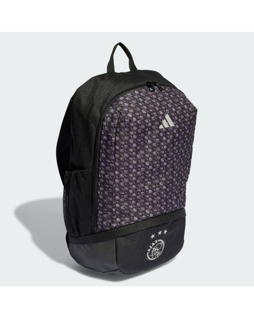 Adidas Black Ajax Amsterdam Backpack