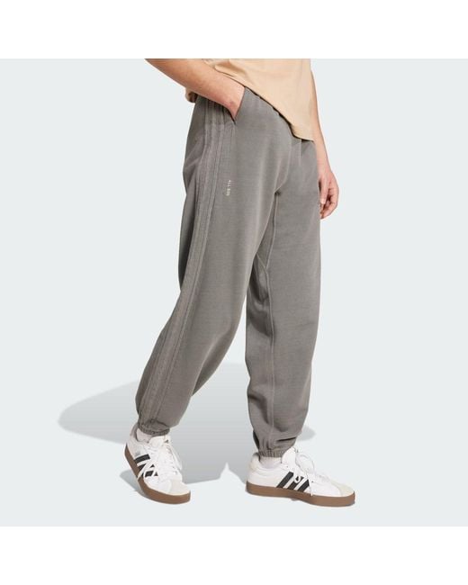 Adidas Gray All Szn French Terry Washed Loose Joggers for men