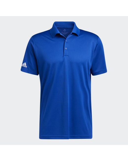 Polo Performance Primegreen di Adidas in Blue da Uomo