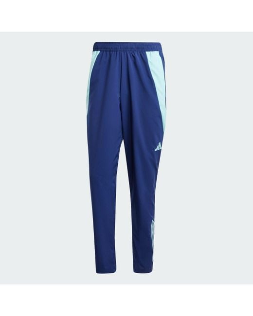 Adidas Originals Blue Arsenal Tiro 24 Presentation Pants for men