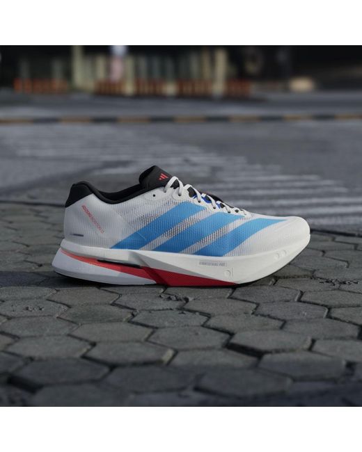 Adidas Blue Adizero Boston 13 Running Shoes for men