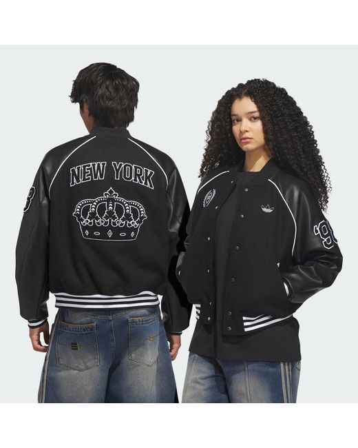 Adidas Black Skateboarding X Tyshawn Varsity Jacket