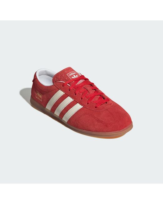 Adidas Originals Red Gazelle Lo Pro Shoes