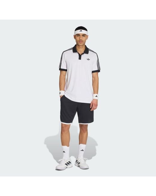 Adidas Black Tennis Classics Shorts for men