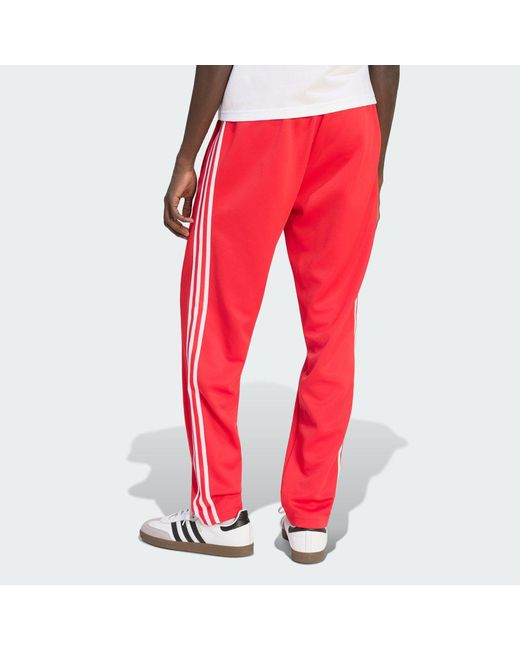 Adidas Red Football Liverpool Fc Originals Track Pants Jz0139 for men