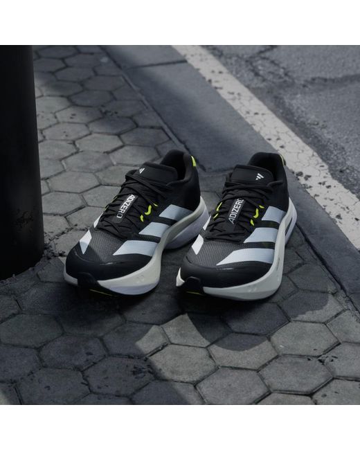 Adidas Black Adizero Boston 13 Shoes for men