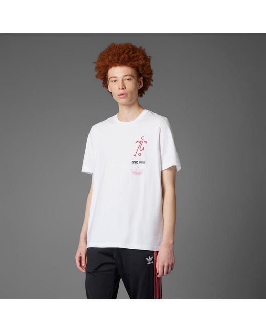 Adidas Gray Manchester United '91 T-Shirt for men