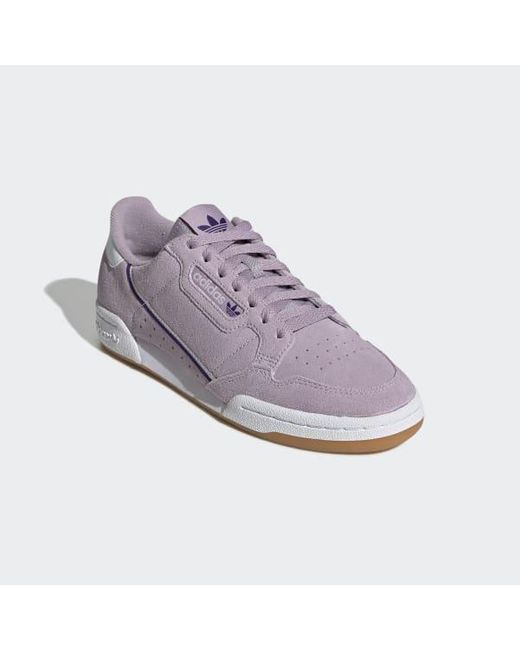adidas continental 80 violet