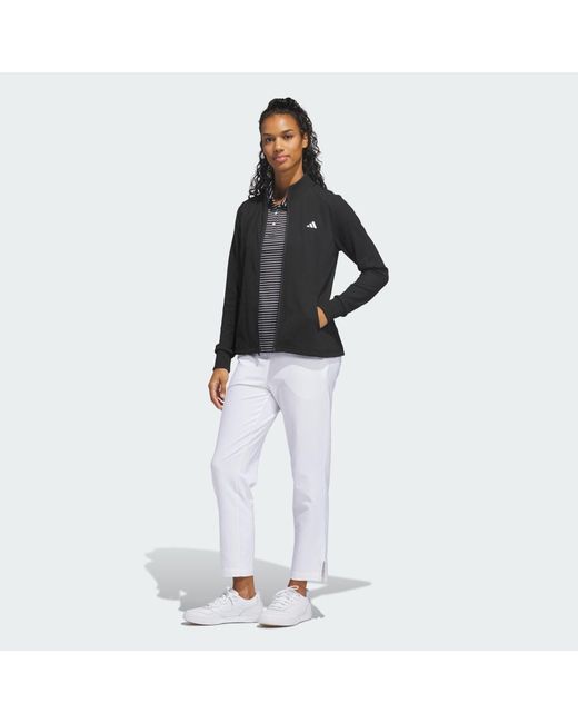 Adidas Black Performance Texture Full Zip Jacket