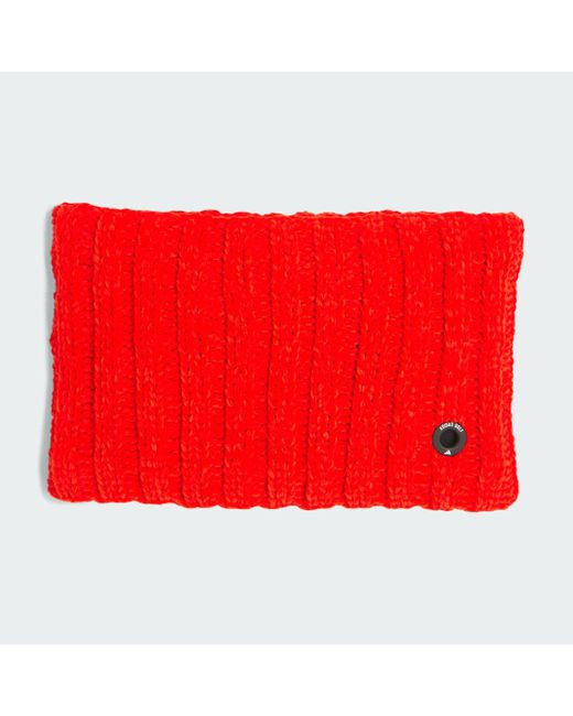 Adidas Chenille Cable-Knit Tunnelsjaal in het Red