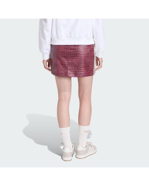 Adidas Pink Pleather Mini Skirt