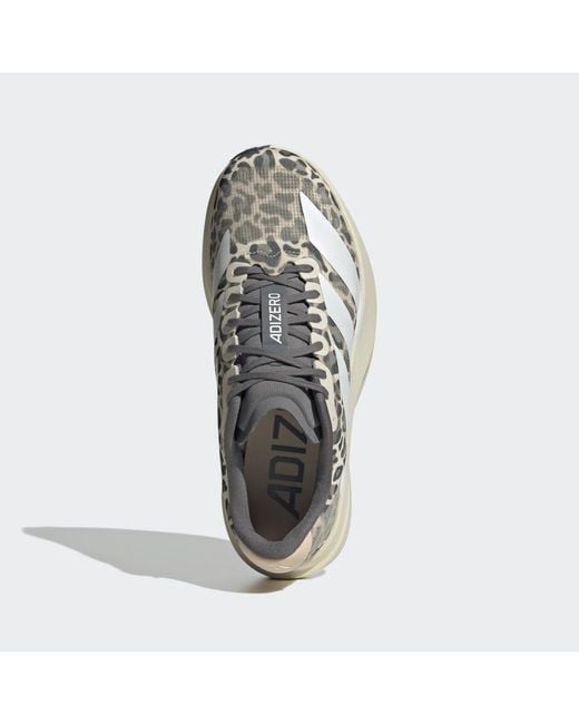 Adidas White Adizero Evo Sl Shoes