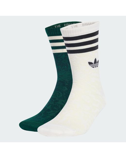 Adidas Blue Originals X Liberty London Crew Socks 2 Pairs
