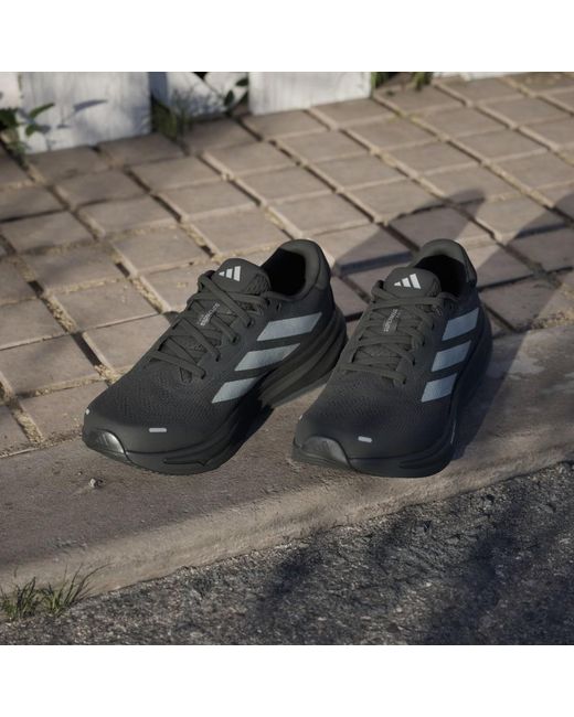 Adidas Black Supernova Rise 2 Running Shoes