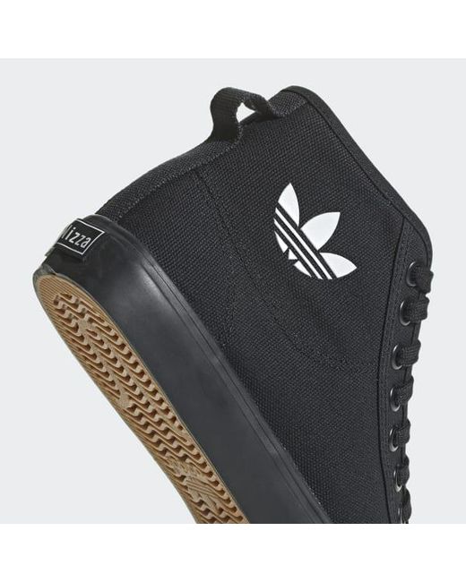 adidas nizza high top black