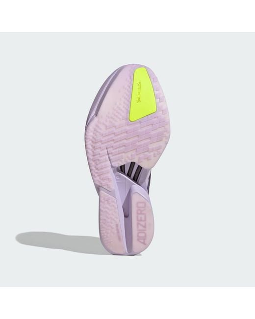 Adidas Purple Adizero Adios Pro 4 Running Shoes