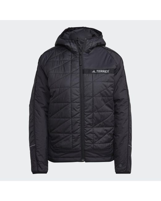 Adidas Originals Blue Terrex Multi Insulated Hooded Jacket