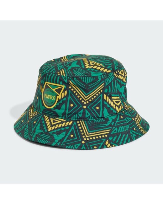 Adidas Green Jamaica Away Bucket Hat
