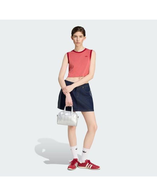 Adidas Red Heather Tank Top