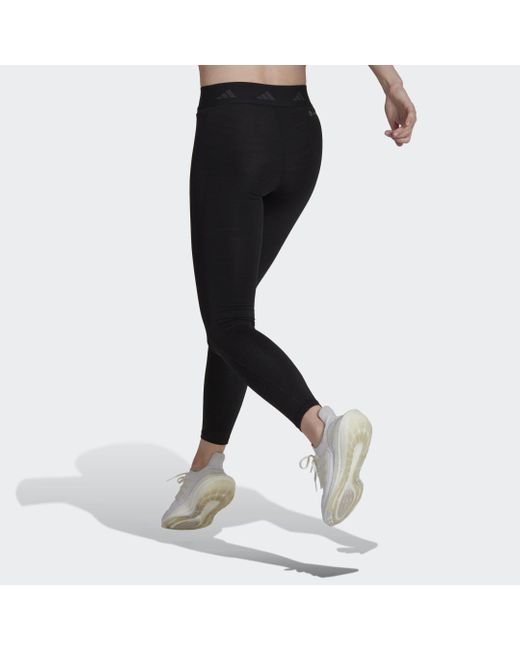 Adidas Originals Black Techfit Brushed Full Length Leggings