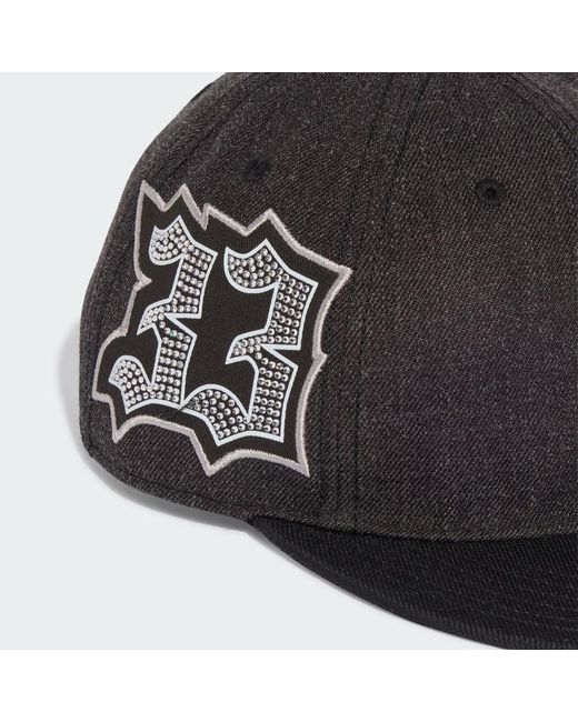Adidas Black Premium Rhinestone Cap