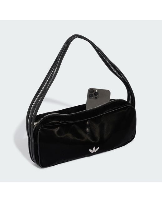 Adidas Black Premium Elongated Airliner Bag