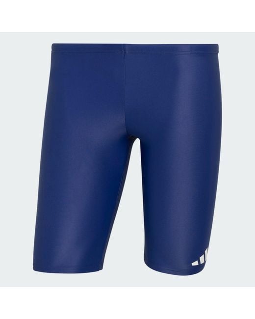 Bañador Largo Solid Swim Adidas de hombre de color Blue