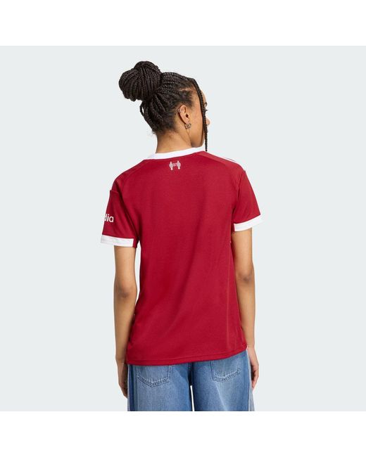Adidas Red Liverpool Fc 25/26 Home Jersey