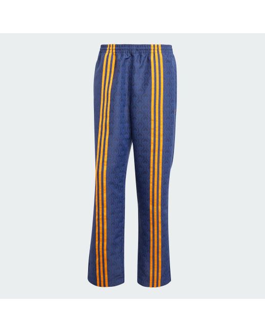 Adidas Blue 70s Club Recycled Polyester Tracksuit Bottoms for men