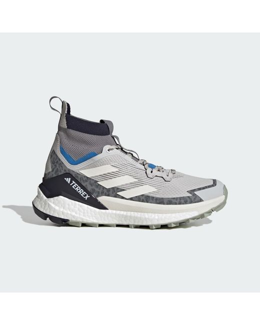 Adidas Blue Terrex Free Hiker 2.0 Hiking Shoes for men