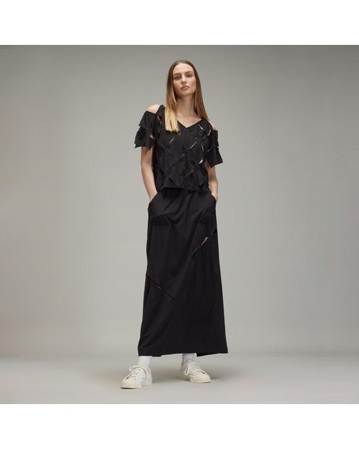 Adidas Black Y-3 Puzzle Long-Sleeve Top