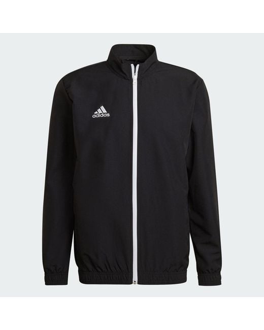 Adidas Black Entrada 22 Presentation Track Top for men