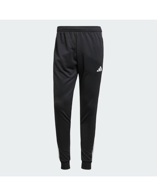 Adidas Black Tiro 25 Essentials Sweat Tracksuit Bottoms for men