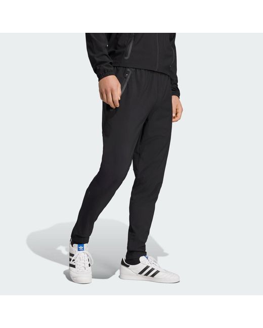 Adidas Black Tiro 25 Competition Vis Tech Travel Pants for men