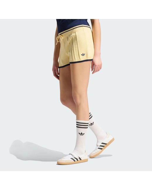 Adidas Multicolor Cable Knit Shorts