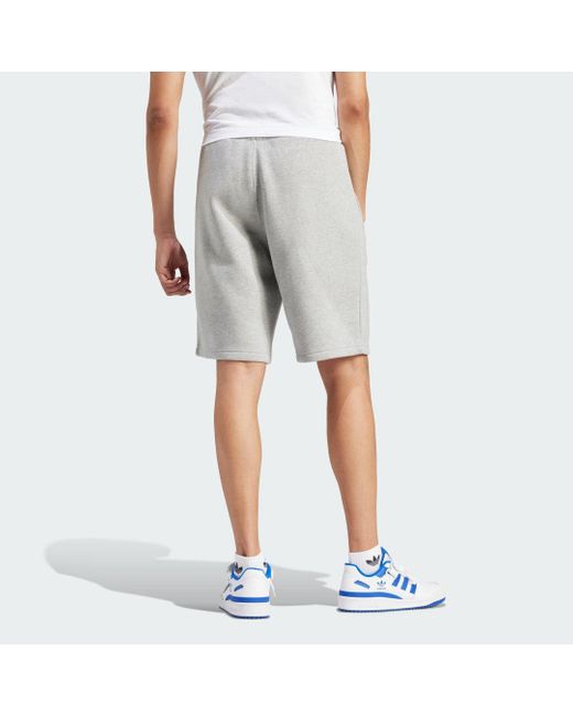 Adidas Originals Blue Trefoil Essentials Shorts for men