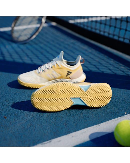 Adidas Yellow Adizero Ubersonic.1 Tennis Shoes