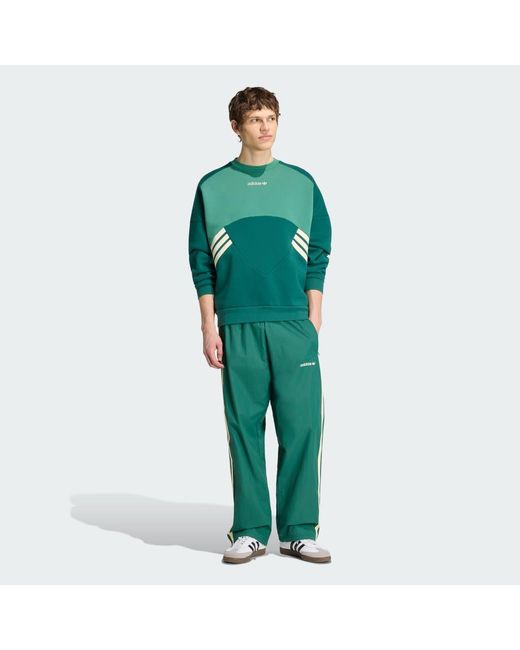 Adidas Green Cutline Track Tracksuit Bottoms for men