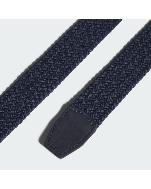 Adidas Blue Braided Stretch Belt for men