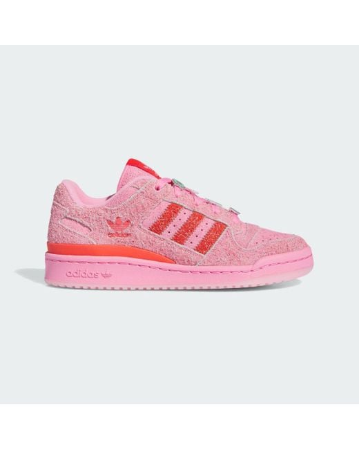 Adidas Pink Forum Low Cl The Grinch Shoes