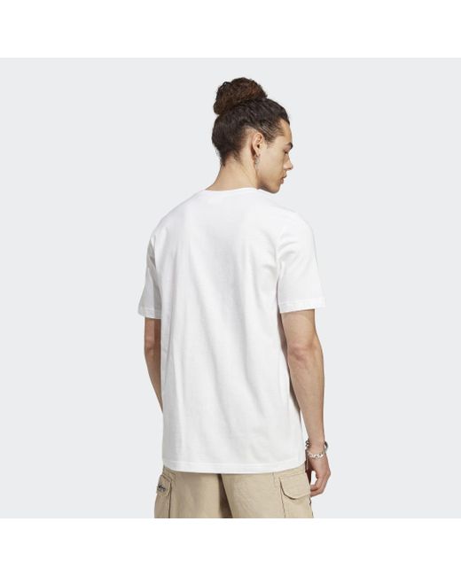 Adidas White Icone Berlin City Originals T-shirt for men