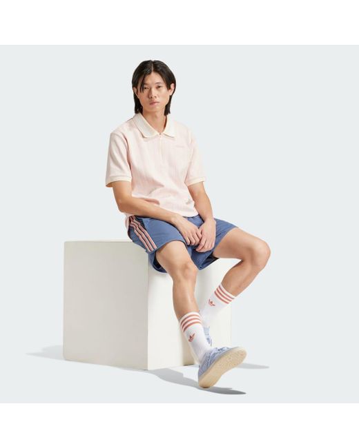 Polo Premium di Adidas in White da Uomo
